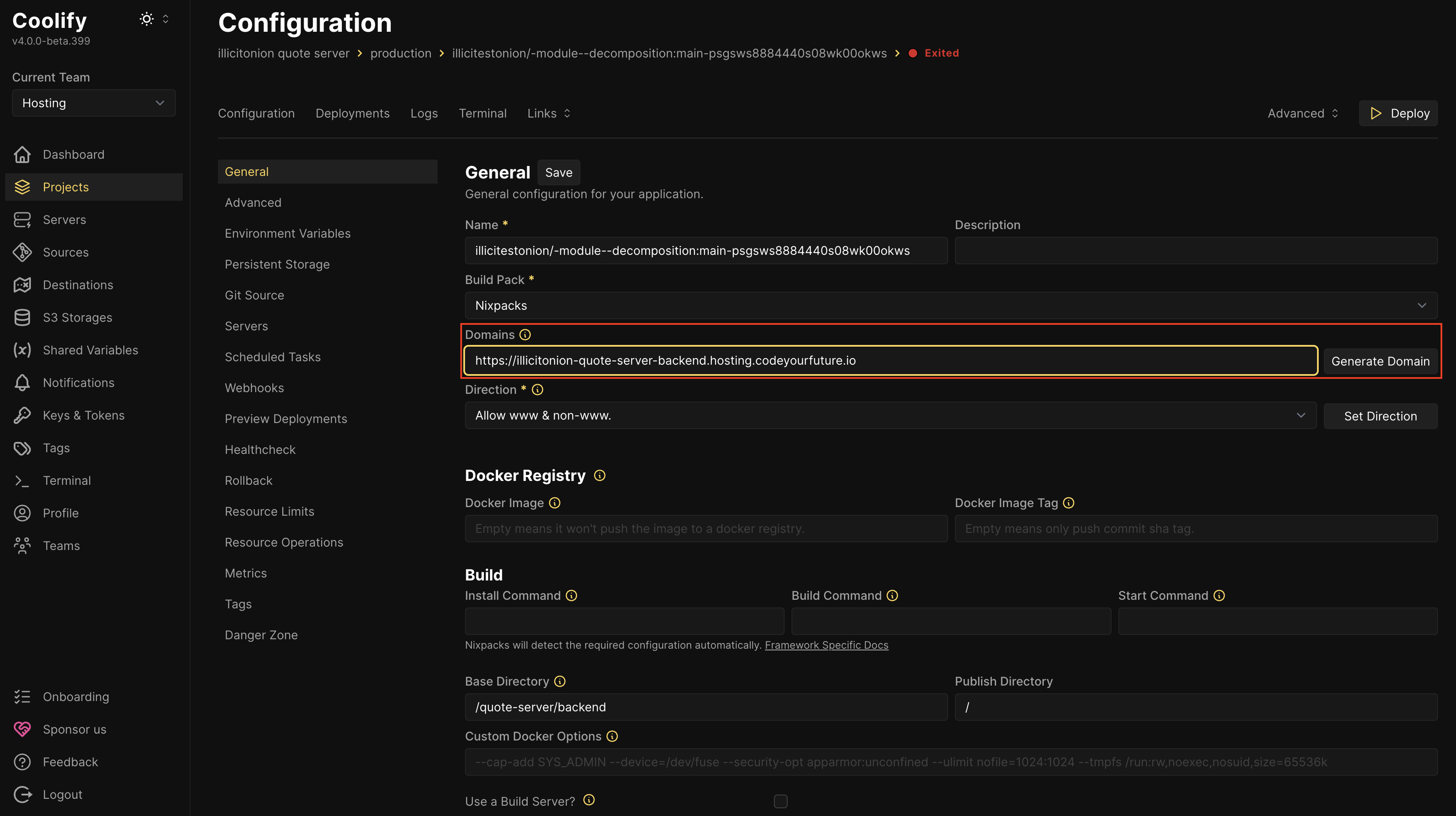 Choose a friendly domain